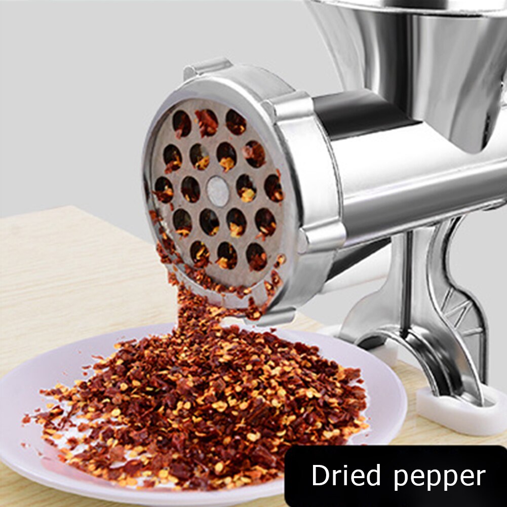 Multifunctional Aluminum Alloy Manual Meat Mincer Grinder Handheld Food Processor Chopper Sausages Filler Kitchen Cooking Tool