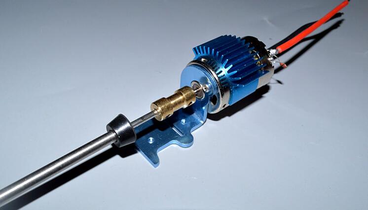 1 Set 380 RC Boat Motor+Shaft+Positve Metal Screw Spare Part For DIY RC Electric Boat Model Speedboat