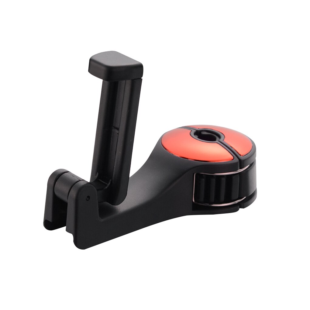 Soporte móvil ajustable titular del teléfono del coche reposacabezas de coche ganchos de sujeción asiento colgador trasero Clips para bolso de artículos para el hogar: Red
