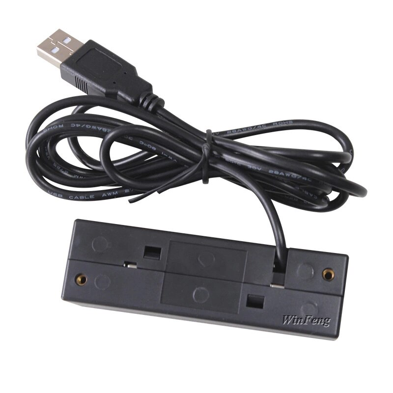 USB 3 Track Magnetic Stripe Card Reader Mini Financial Equipment HICO LOCO Magnetic PVC Loyalty Card Reader for Windows OS