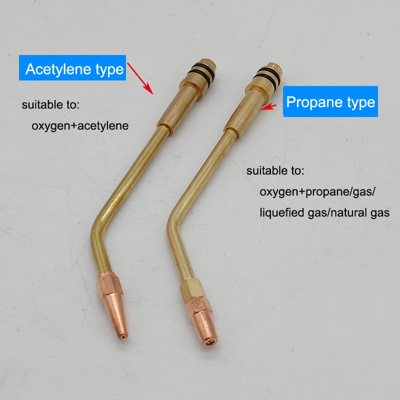 5 stk oxygen-acetylen svejsespids eller oxygen-propan svejsedyse tilbehør til svejsebrænder