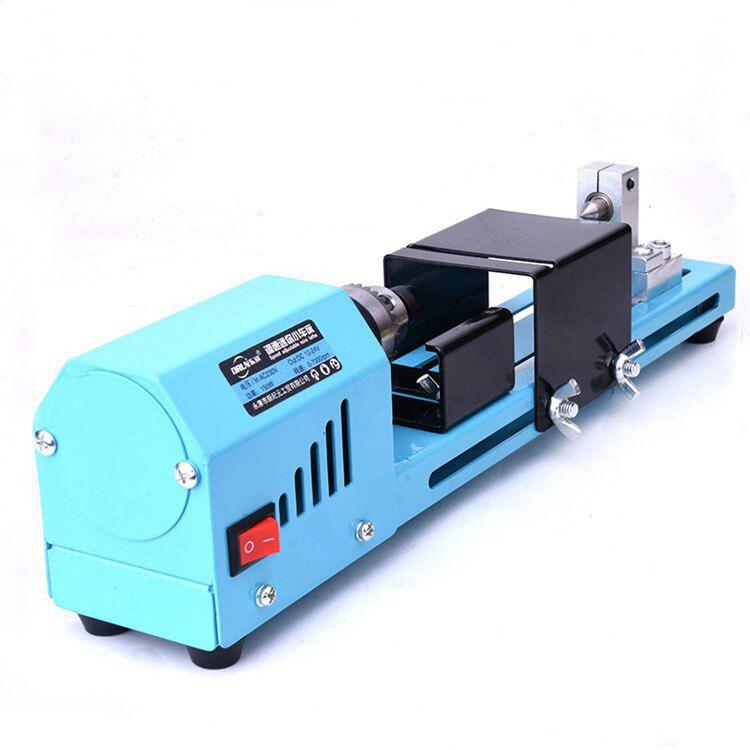 150W Mini Lathe Beads Machine Woodworking DIY Lathe Standard Set Wood Lathe Standard