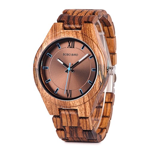 BOBO-montre-bracelet en bois pour hommes, spécial, fait à la main, coffret en bois, OEM directe: WN-Q05-1