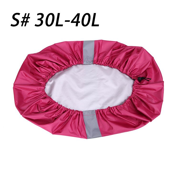 ManKaTer 30L-50L Reflecterende Camouflage Waterdicht Stofdicht Zonnebrandcrème Lichtgewicht Rugzak Regenhoes Koord Mond: S 30L-40L 03