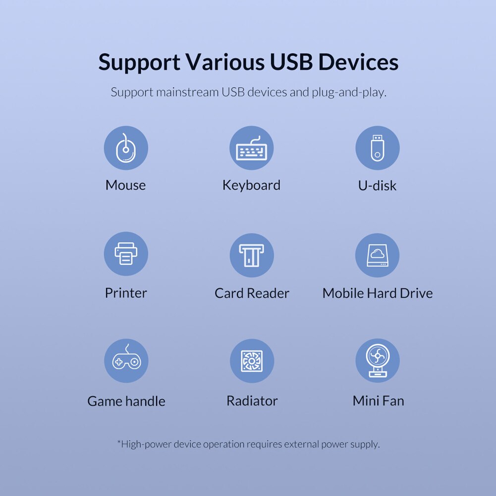 4 Ports 7 Ports USB 3.0 Hub High Speed USB Hub Splitter with Individual Switches Indicator Light for PC Desktop Laptop Computer
