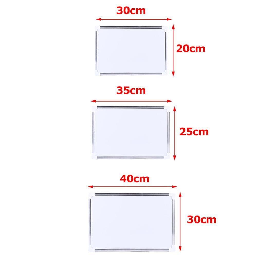 35*25cm/30*20cm/40*30cmDouble Side Magnetic Whiteboard Office School Pen Magnets Board Writing Buttons Erase Dry C2Z1
