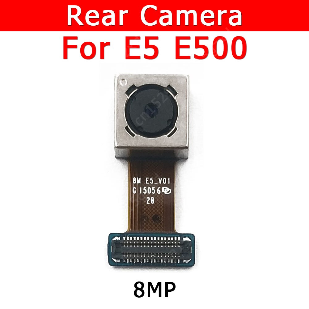 Originele Achteruitrijcamera Back Camera Voor Samsung Galaxy E5 E500 Belangrijkste Camera Module Mobiele Telefoon Accessoires Vervangende Onderdelen