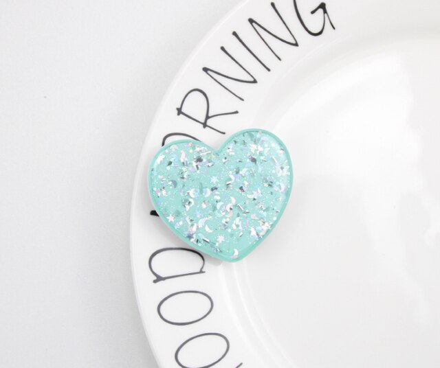 Zeshoekige gladde epoxy multifunctionele telefoonhouder met gripbevestiging, airbagbeugel voor mobiele telefoon en kleine tafel.: F