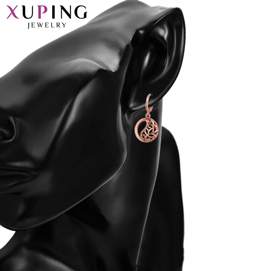 Xuping Colorful Jewelry Sets Delicate Women Sets Rose Gold Color Plated Essential Nice 65470