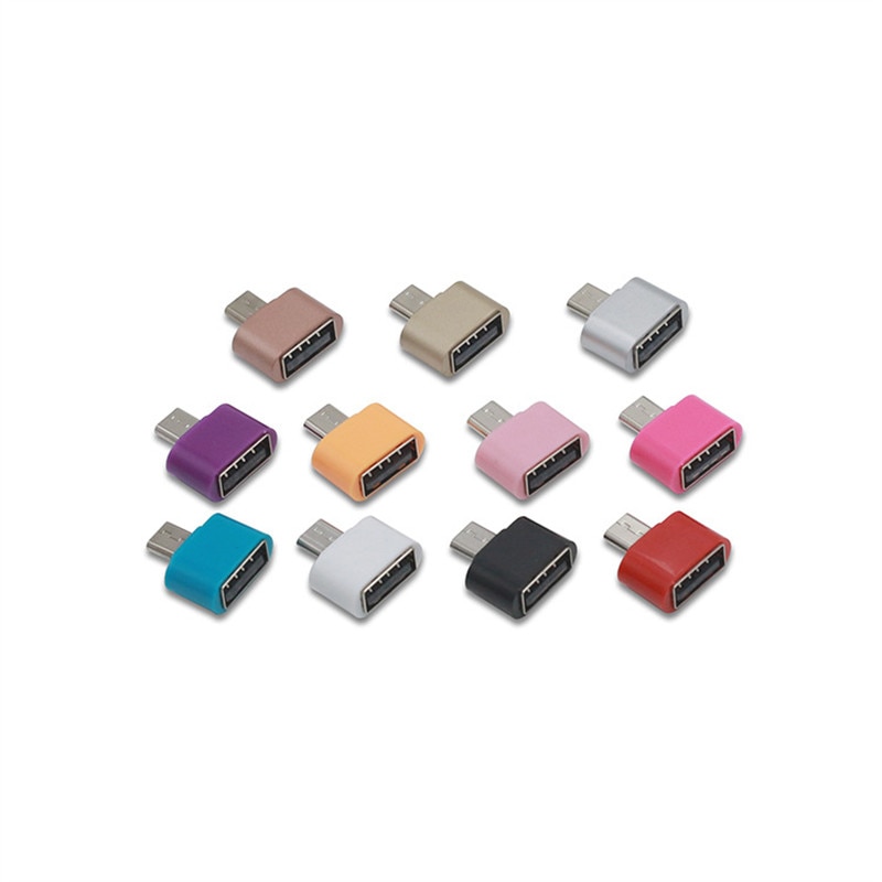 Micro USB OTG Adapter Male To USB 2.0 Female Connector Data Portable OTG Converter for Samsung Android Mobile Phone Converters
