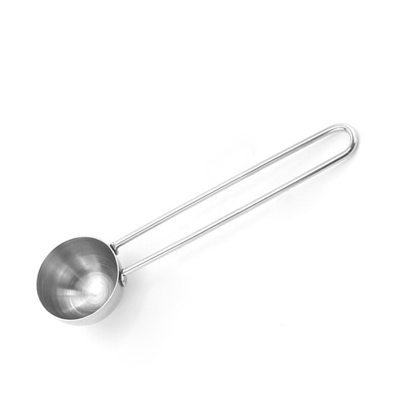 Utensilios de cocina, cuchara para mezclar café, cuchara de medida, multifunción, mango largo, acero inoxidable, fácil limpieza, 1 Uds.