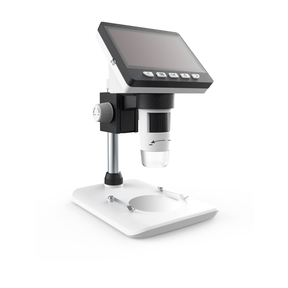 Digitale Elektronische Microscoop 1000X 4.3 "1080P 8 Leds Usb Microscoop Ondersteuning Voor Solderen Camera Met Batterij Digitale Vergrootglas