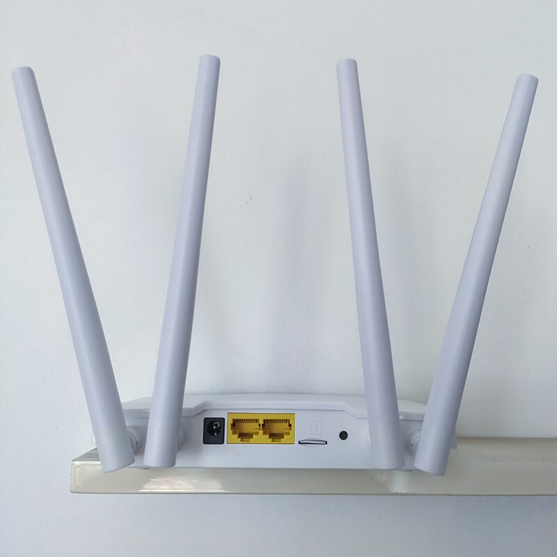 Lc112 4g router simkort wifi 4g cpe hotspot antenne 32 brugere  rj45 wan lan lte 4g modem dongle
