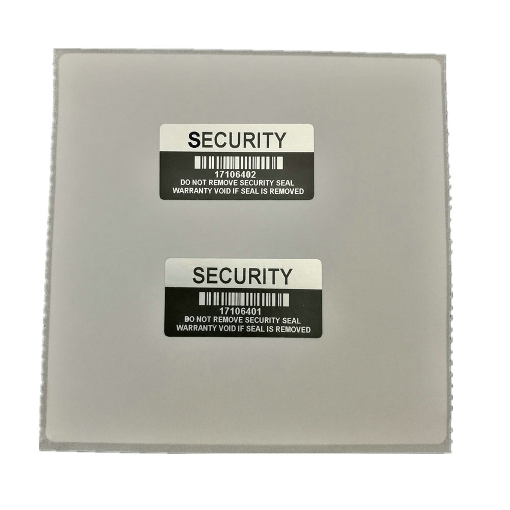100 Silver Color VOID Security Labels Removed Tamper Evident Warranty Sealing Sticker With Serial Number And Barcode