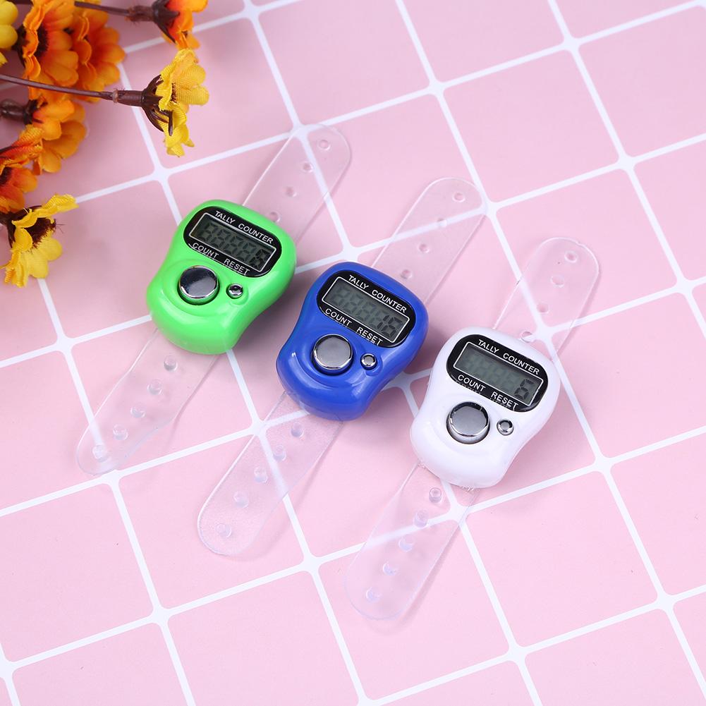 Electronic Digital Stitch Marker Row Finger Ring Counter LCD Electronic Tally Counter Hand Hand Finger Counter LCD Stitch Marke