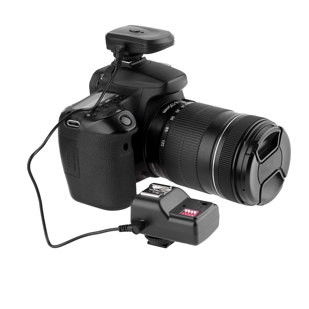 Wireless Remote Control Off-camera Fash On-board Flash Trigger Shutter Synchronizer Receiver Transmitter