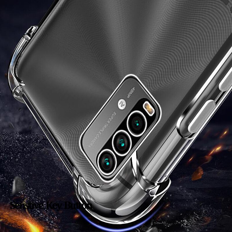 Capa, glas + Airbag Case Xiaomi Poco M 3 telefoon hoesje m3 poco Soft Clear Anti-Shock Covers Xiomi Pocco Poco M3 Cover Pocom3 telefoon Gevallen Poco M3 Case xiaomi poco m3 case
