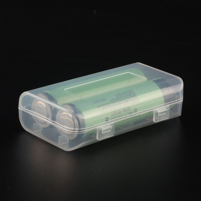 Special storage box for protected 18650 lithium battery