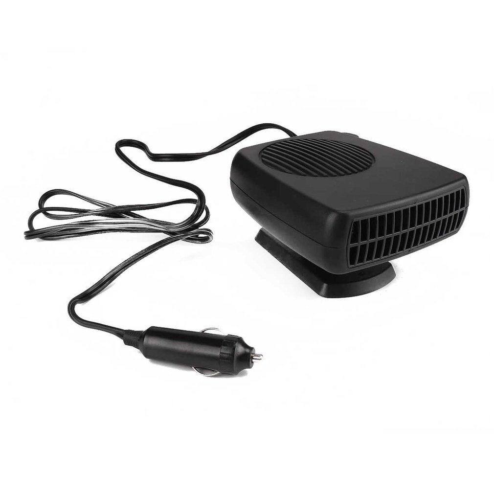 Draagbare Auto Ventilator 2 In 1 Elektrische Auto Ventilator Met Koeling & Verwarming Functie Ontdooier 12V 3- outlet Plug Sigarettenaansteker