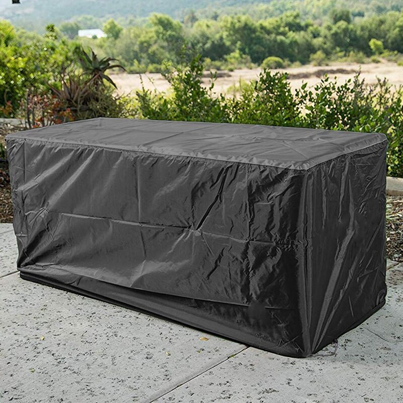 Outdoor Open Waterproof Rainproof Deck Box Cover Outdoor Storage Box Cover Terrace Deck Box