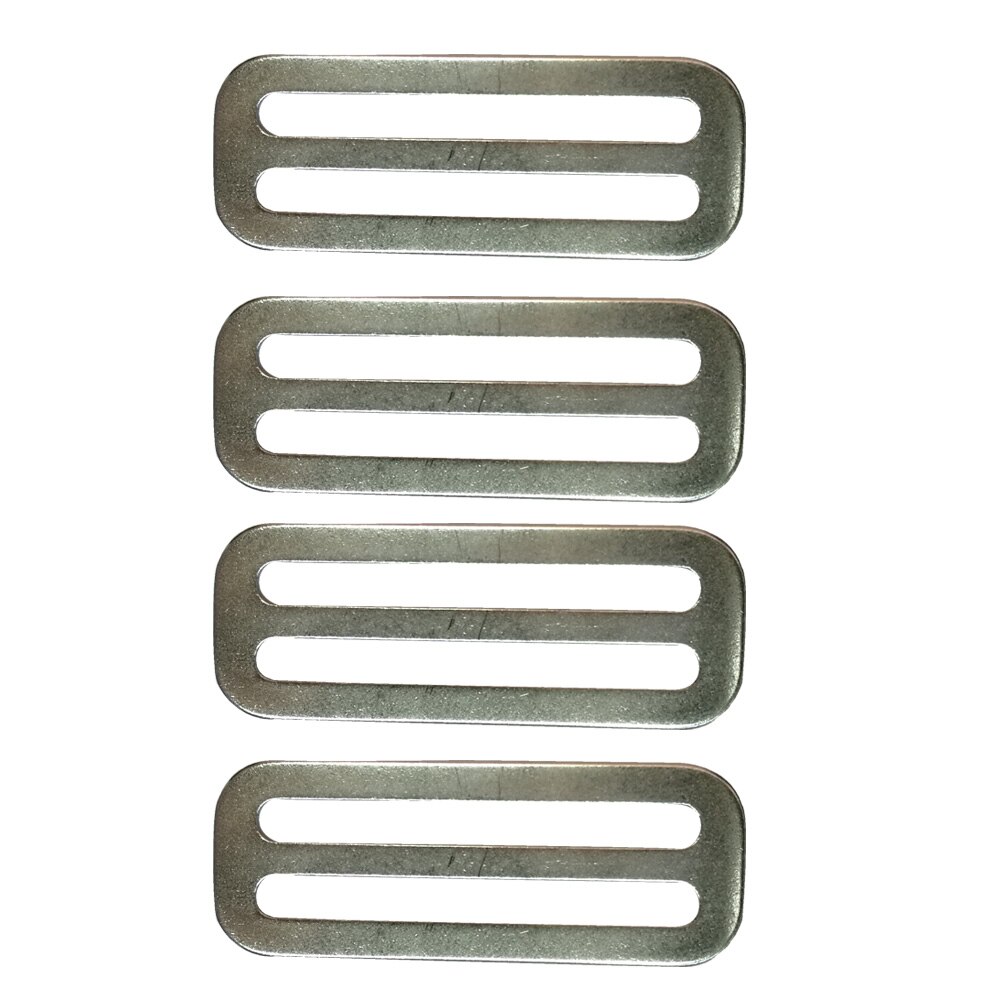 4 stk standard 2 tommer dykning rustfrit stål webbing vægt bælte holder norkeling dykkerrem glidespænde