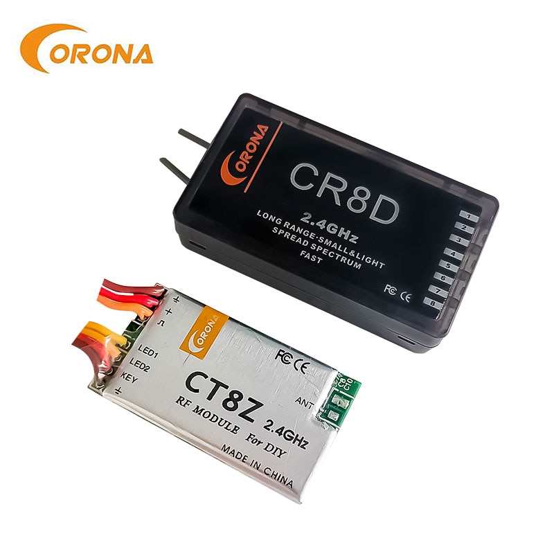 Corona-Módulo de bricolaje CT8Z (DSSS), 2,4 Ghz, con receptor CR8D CR6D CR4D CR3D