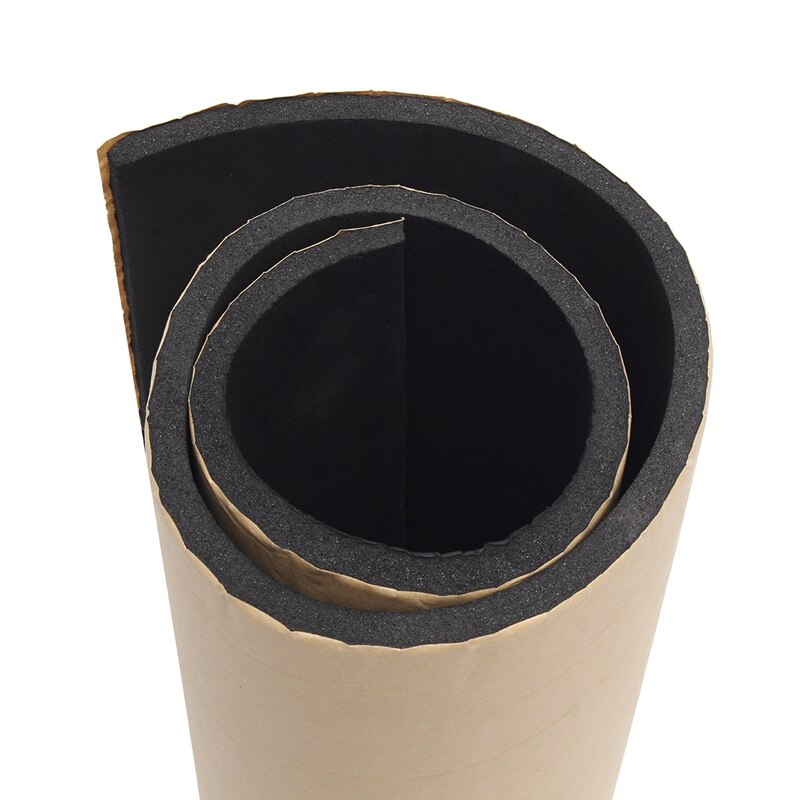 Self Adhesive Closed Cell Foam Sheets Soundproof Insulation Home Car Sound Acoustic Insulation Thermal 1m x 50cm x 10mm Thick