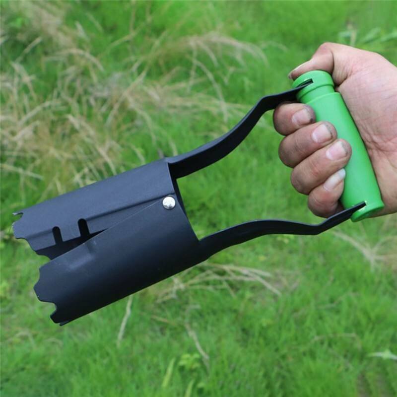 Metal Vegetable Plants Seedling Transplanting Gardening Yard Planter Hand Tools Weeding Family Vegetable Transplanting Tube