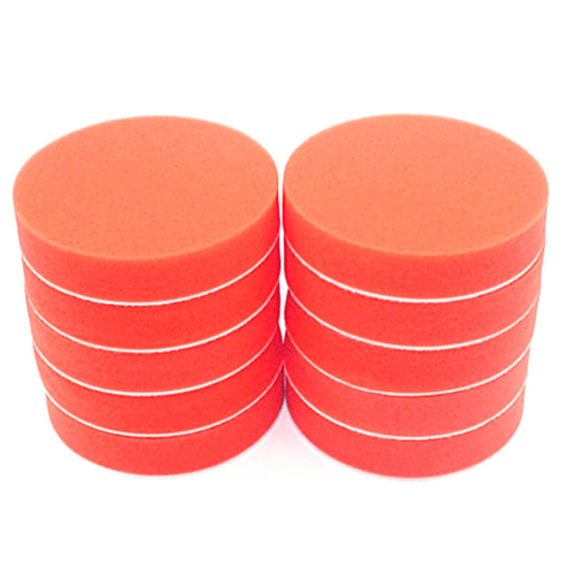 10 piezas 180Mm 7 pulgadas esponja plana pulido bruto almohadilla pulidora para pulir el coche limpieza encerado pintura automática cuidado de mantenimiento