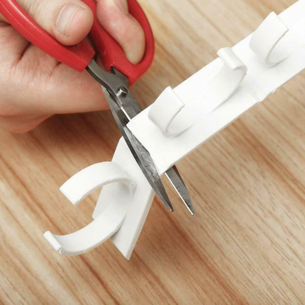 2/4 Lagen Kruidenrek Organizer Muur Kastdeur Opknoping Spice Jars Clip Haken Set Opslag Houder Grijper Keuken Accessoires