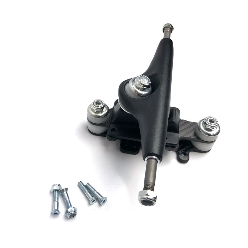 Carbonfaser-surf-skateboard-achsenadapter, pu-buchsen, surf-skate-brücken, skateboard, schwarze farben: Default Title