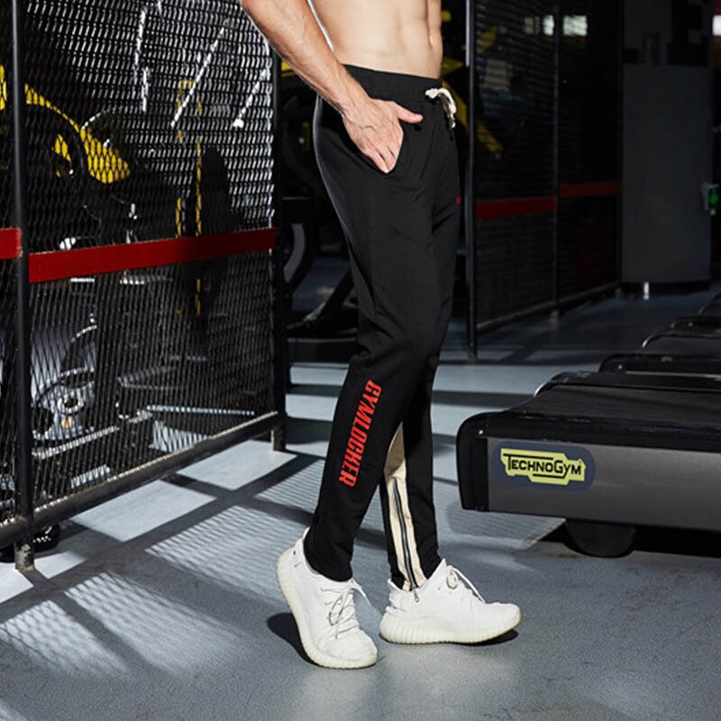 Zfit gym sport mænd løbebukser hip hop lange bukser mænd fitness streetwear mænd bukser jogger joggingbukser