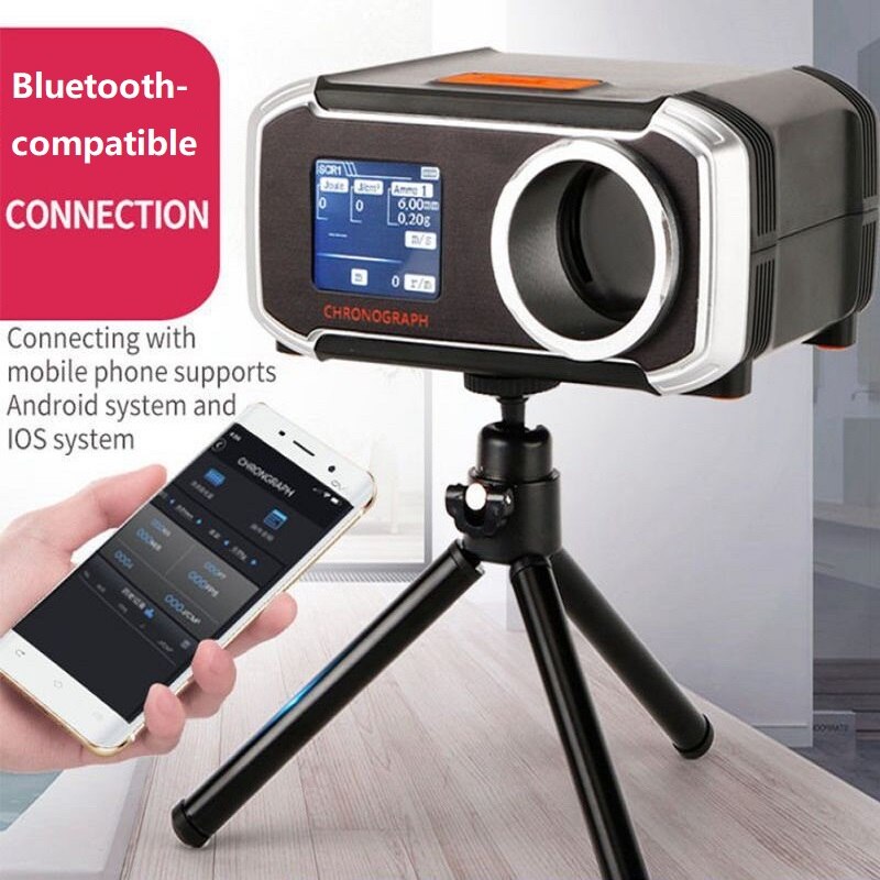 Multifunctional for Shooting Speed Meter Ball Velocity Energy Measurement Shooting APP Bluetooth-compatible Link 8 languages