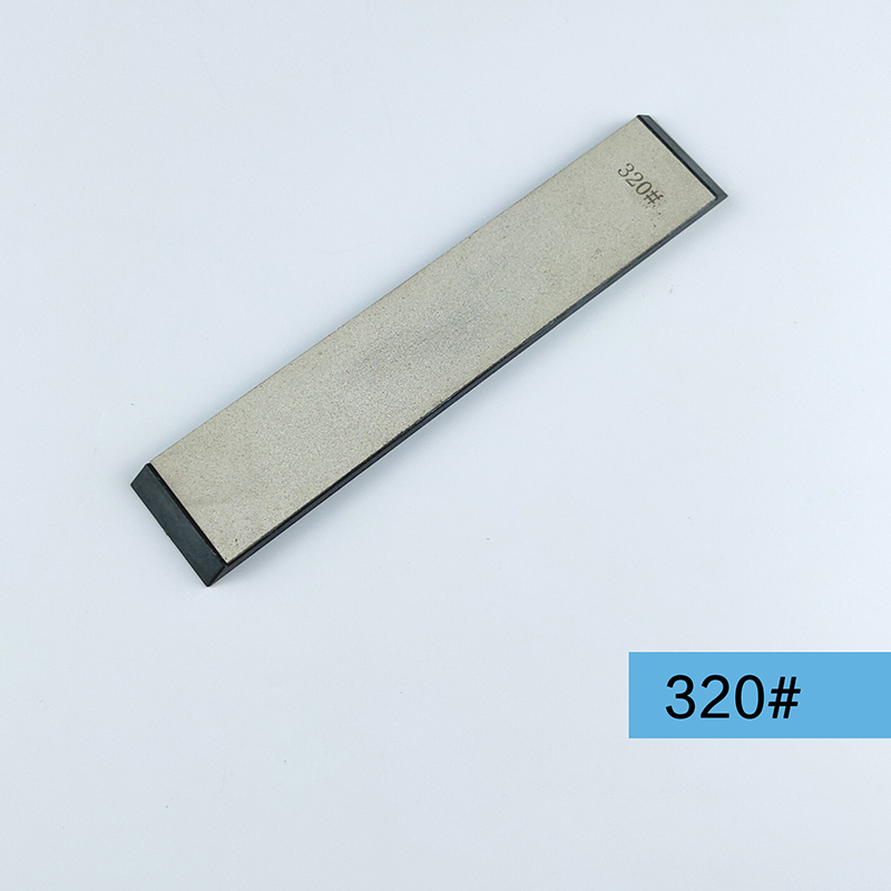 large Diamond stone bars knife sharpener Portable Special for sharpening Sharpening stone with base Sharpen blade Diamond: 320