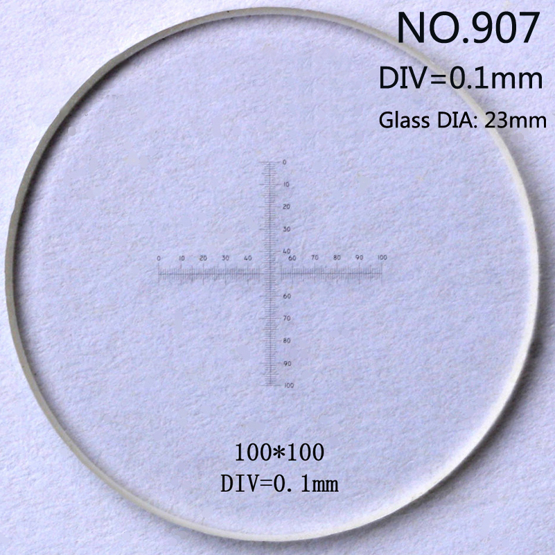 Oculair Micrometer en Podium Objectieve Kalibratie Dia voor Biologische Microscoop Oculaire Oculair Heerser DIA 19mm 23mm 26mm
