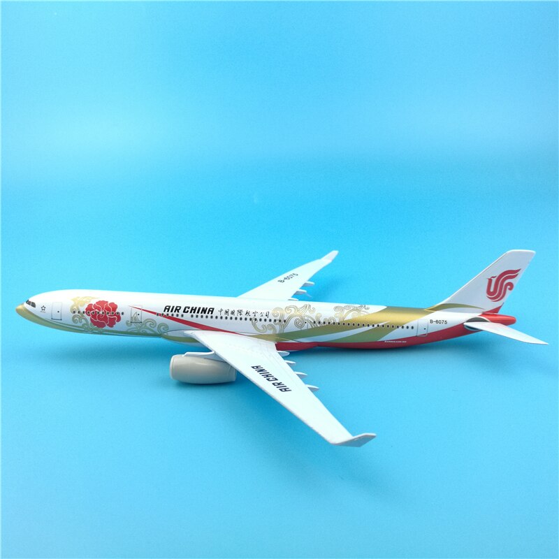 20 cm China Airlines A330 Zijin Vliegtuig Model Gesimuleerde Air China A330 Airbus Vliegtuig Statische Effen Metalen Vliegtuigen Model Decoratie