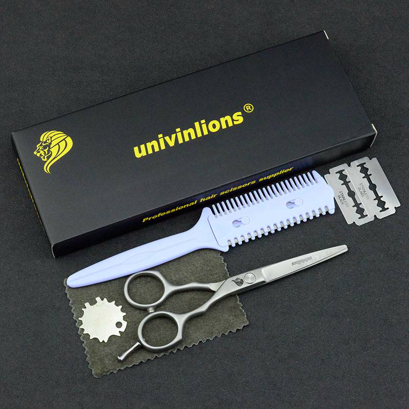 5.5" sharp scissors cut hair scissors thinning scissors pinking barber razor edge haircut cabelereiro hair cutting scisors
