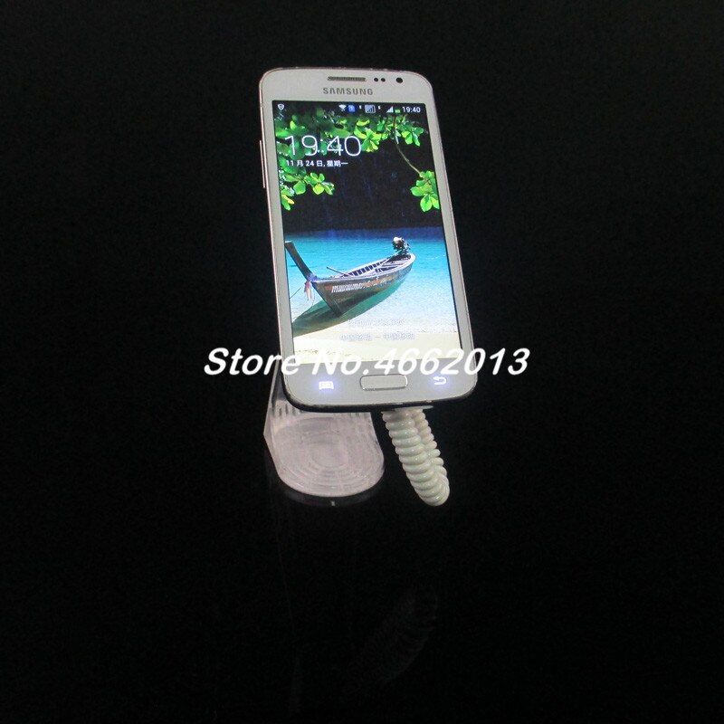 10pcs/lot retail shop display clear acrylic magnet display holder for mobile phone