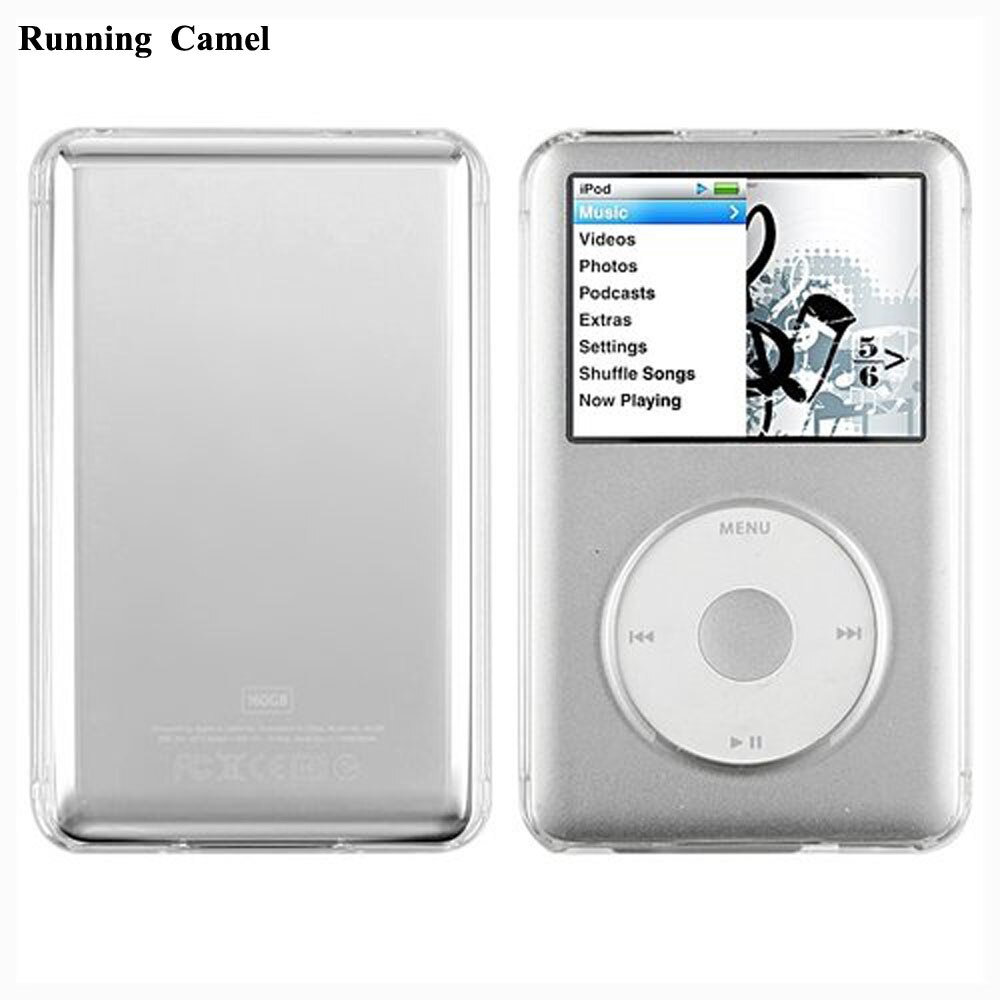 Crystal Clear Harde Full Body Bescherming Case Voor Ipod Classic 80Gb 120Gb Dunne 160Gb Ipod Video 30gb Cover(10.5Mm Dikte)