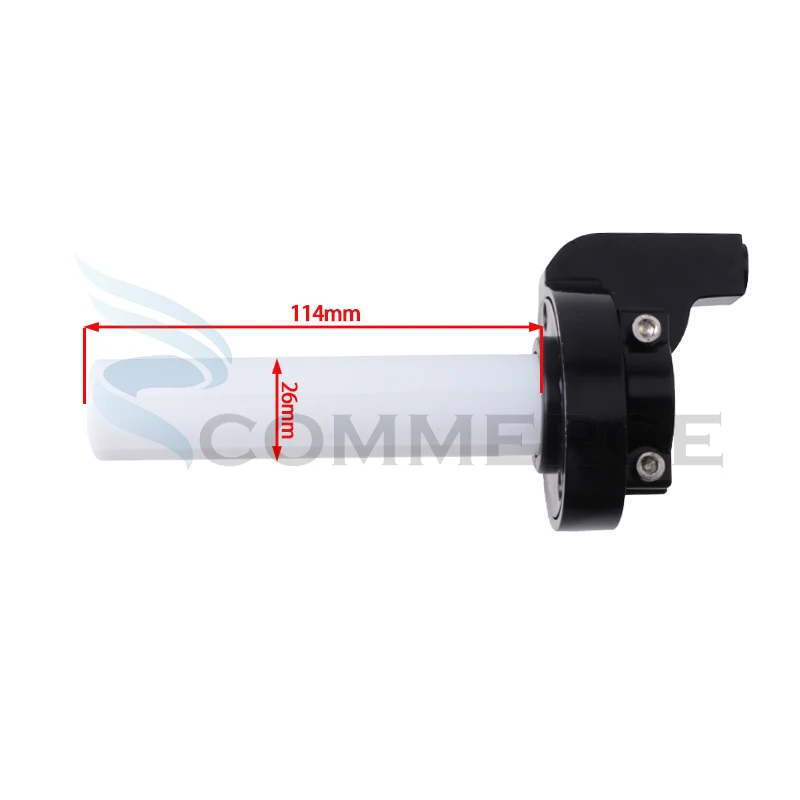 Moto universale 22mm alluminio visibile Quick Twist Gas acceleratore salda manopole misura per Dirt Pit Bike Motocross Enduro ATV Quad