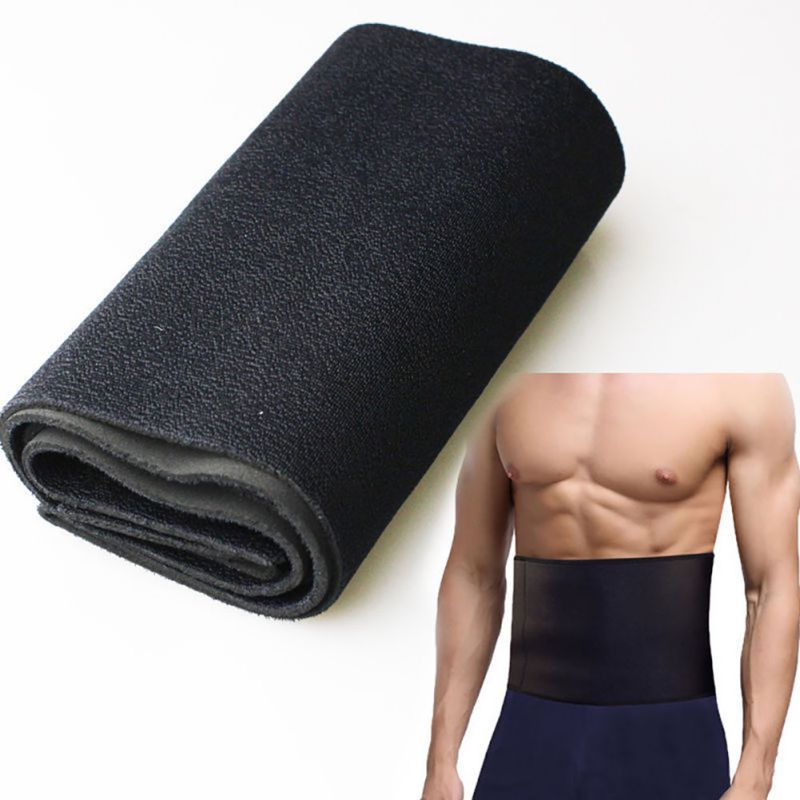 *Newest Men Belly Belt Tummy Trimmer Abdomen Elastic Waist Support Shaper Cincher Belt Burn The Fat