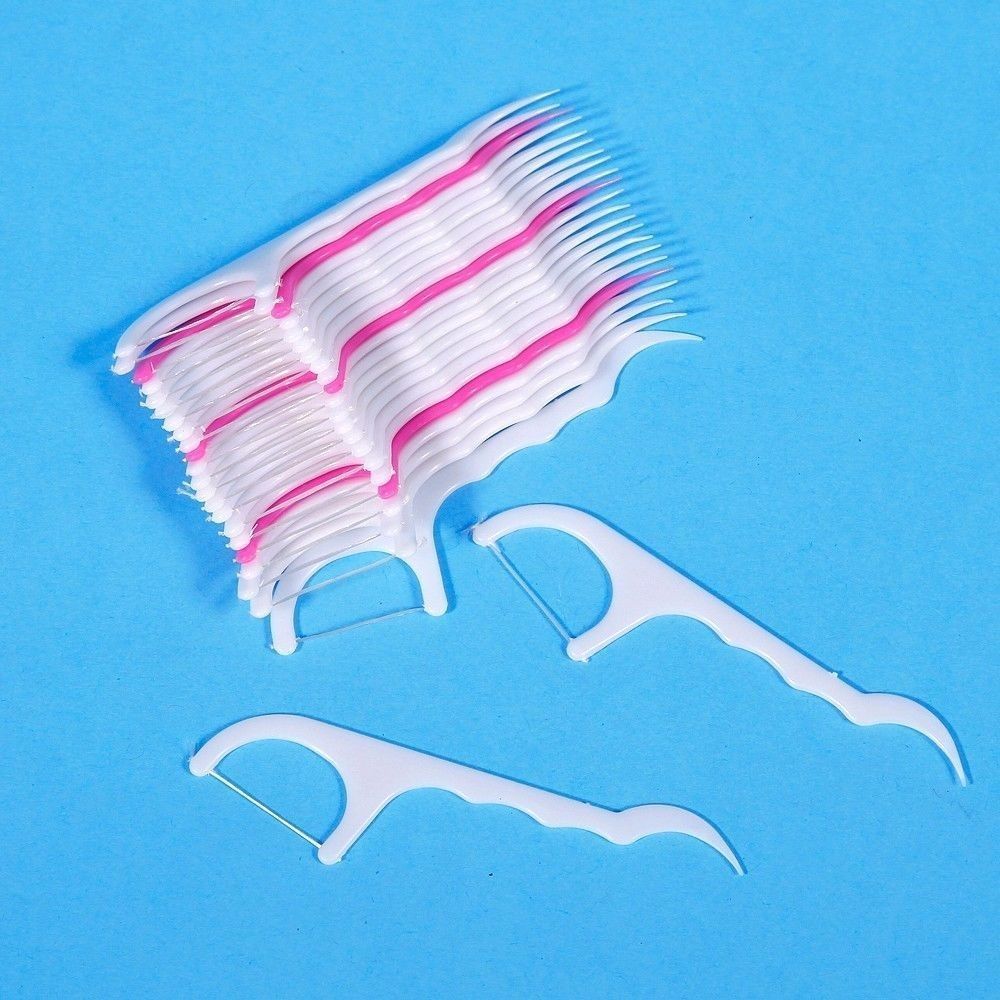 100 stuks floss mondverzorging tandenreiniger tandenflosser borstel tandenstokers tandenstoker zwaard gezondheids- en schoonheidstools