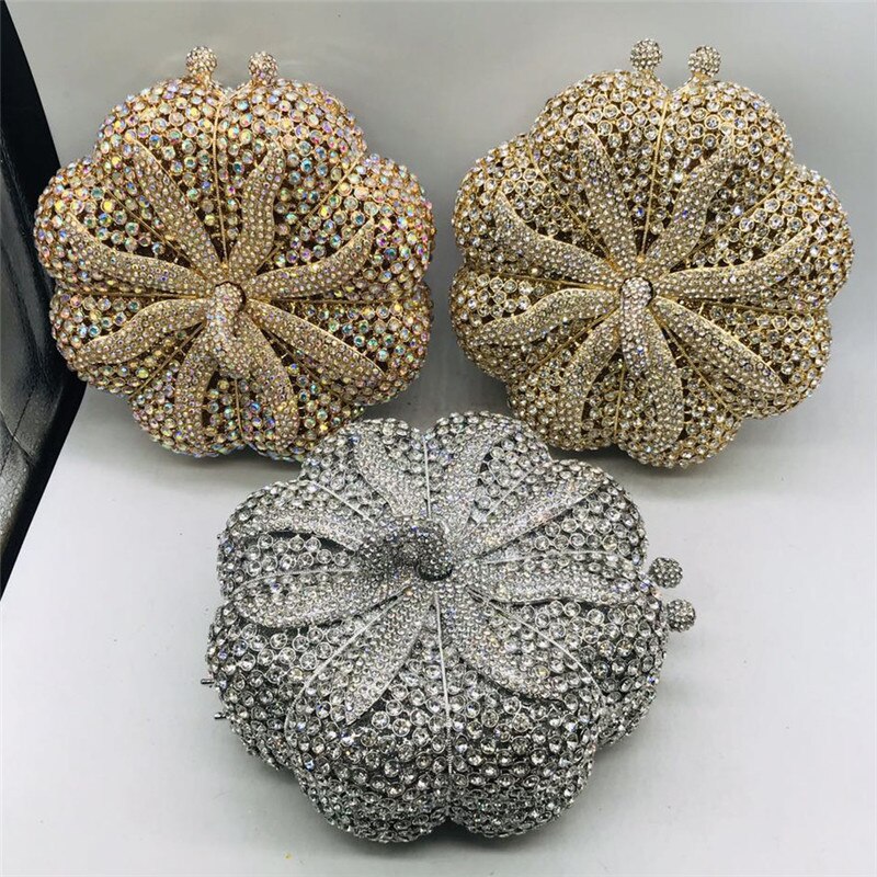 Women Accessories Beautiful Diamonds Luxury Clutches Bridal Wedding Party Purses Small Chain Shoulder Lady Handbags Purse