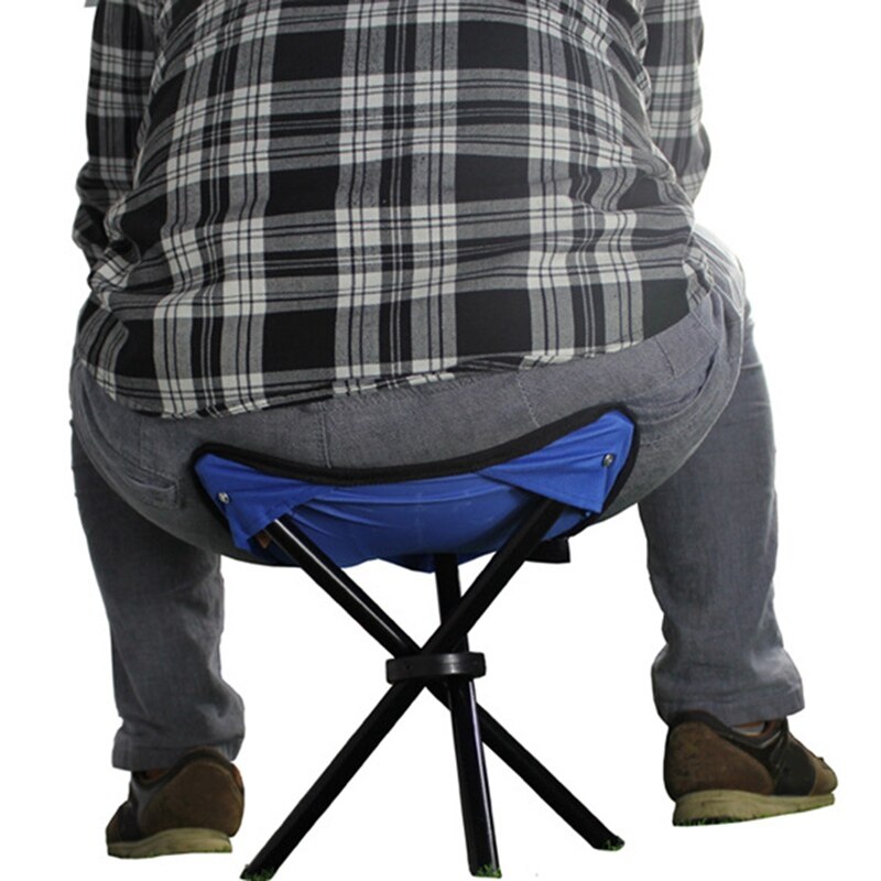 Folding Chair Triangle Furniture Accessories For Beach Fishing Camping Portable Iron Canvas Outdoor Stool