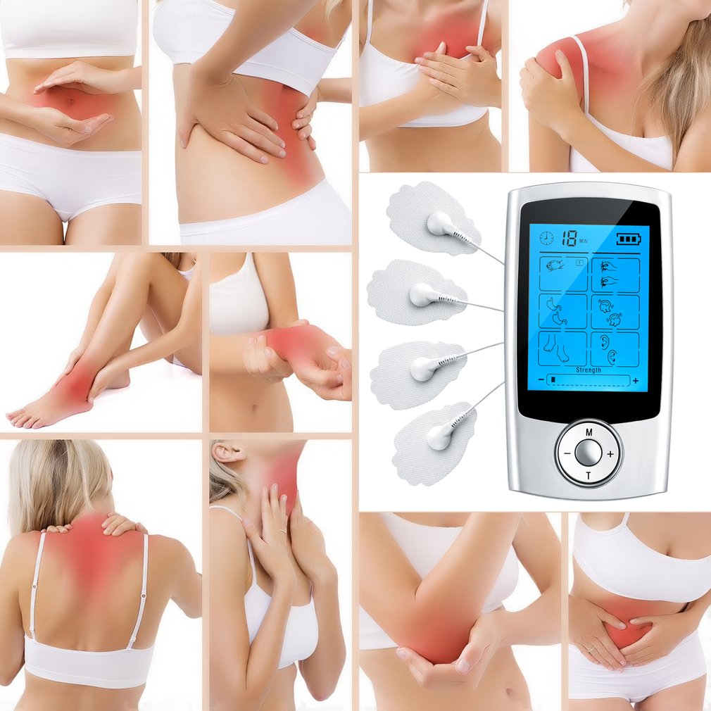 Compact Improving Microcirculation Comfortable Massage 20S Default Timer 2 Output 16 Modes 20 Level Intensity Mini Massager