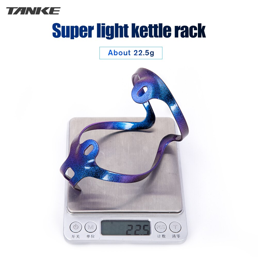 Tank cykel flaskburar färgglada ridning vattenkokare hållare fäste aluminiumlegering mtb landsvägscykel dricka vatten flaskställ cykling ac