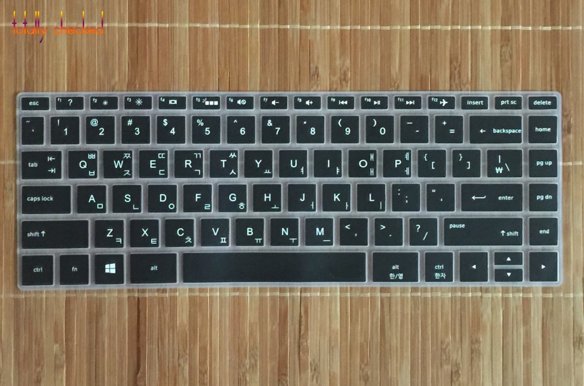 Korean language for 13.3 inch Laptop Keyboard Cover Protector for HP ENVY 13-inch Laptop for HP Spectre X360 13.3''