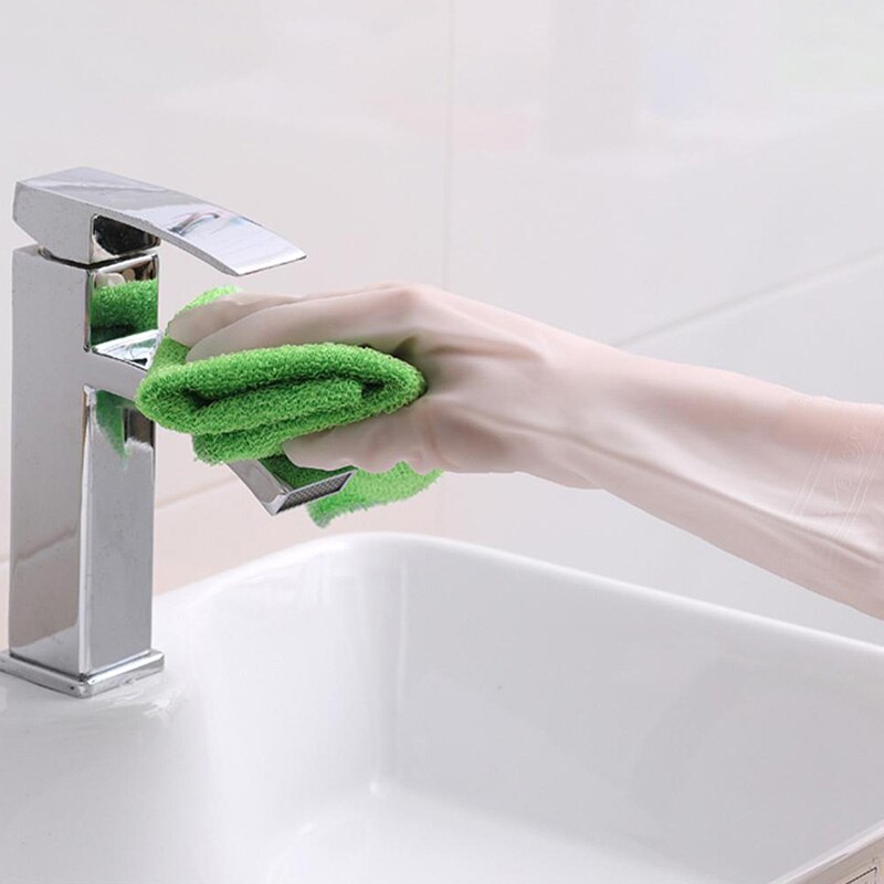 S/M/L ménage gants ménage étanche Silicone gants PVC lavage vêtements nettoyage cuisine plat Durable anti-dérapant gants