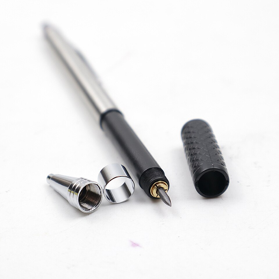 Metal Mechanical Pencil 2.0mm 2B Automatic Pencil Sketch Drawing Send 2 Pencil lead For School Office Stationery