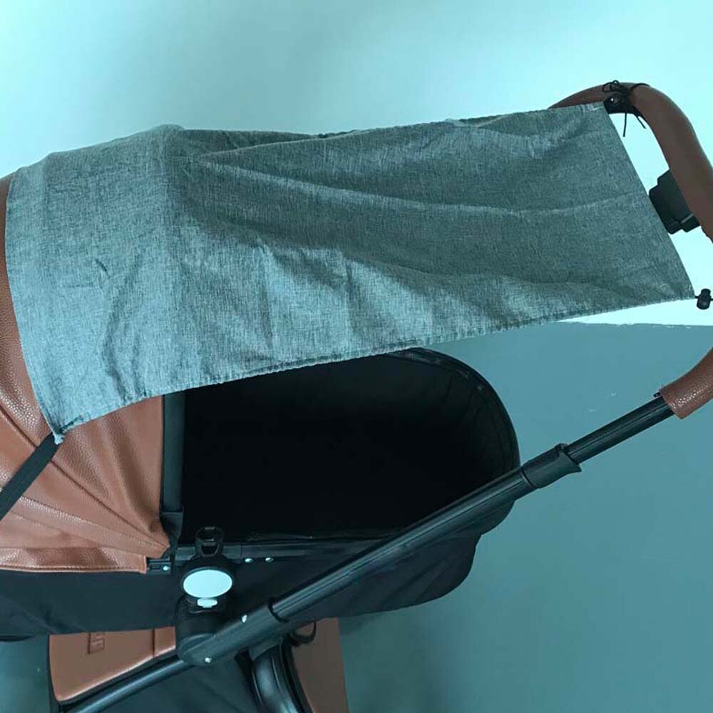 Universal baby klapvogn solsejl anti-uv vandtæt vogn solskærm baldakin til barnevogn tilbehør 30*50*67 cm